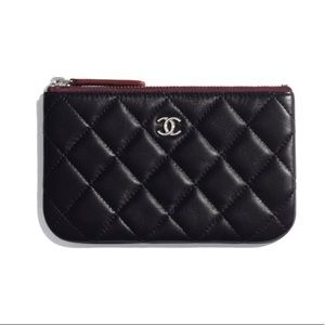 Chanel Classic Small Pouch Black NWT